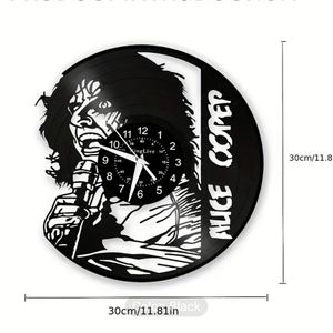 1 piece vinyl artist retro vintage style clock